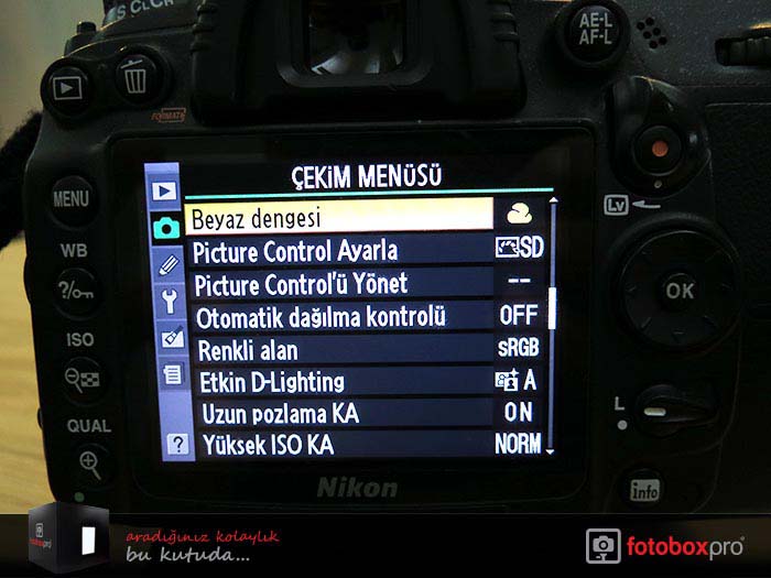 fotoboxpro-d90-2 Nikon D90 - D7000 Fotobox Pro Genel Ayarları